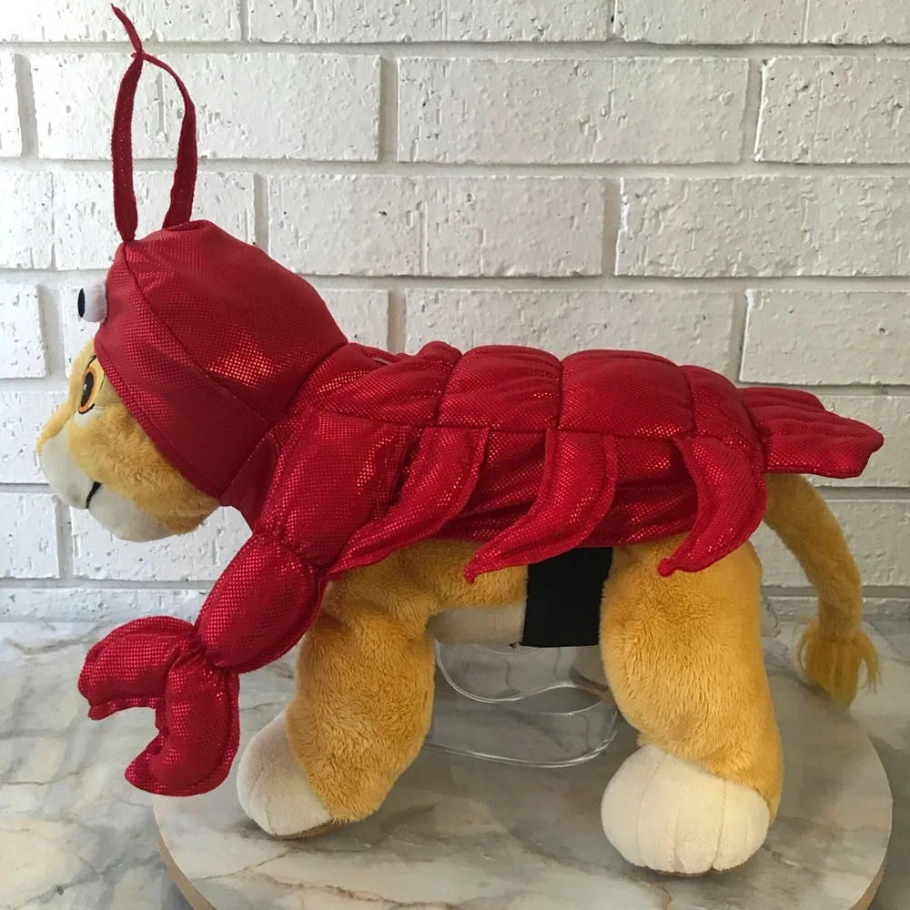 Red Lobster Dog Costume Size XS